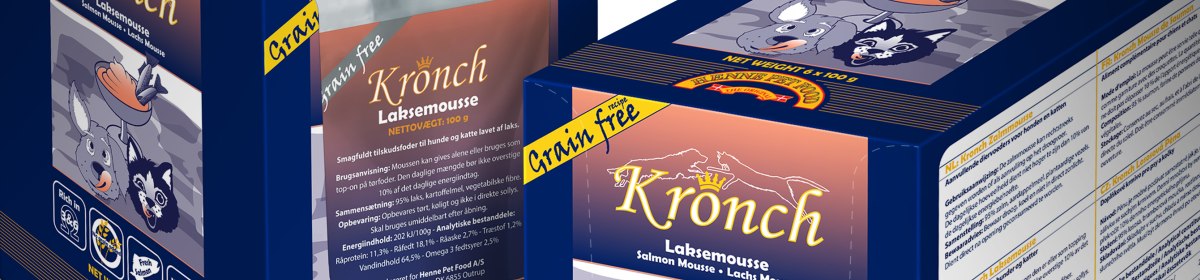 Kronch LakseMousse Grain Free – Luxusní krmivo lososová pěna pro psy a kočky