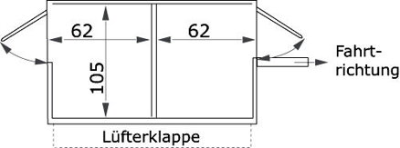 Přívěs na psy  Junior 2  pro dva psy