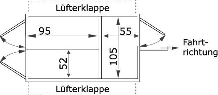 Přívěs na psy model SH - 3 tandem