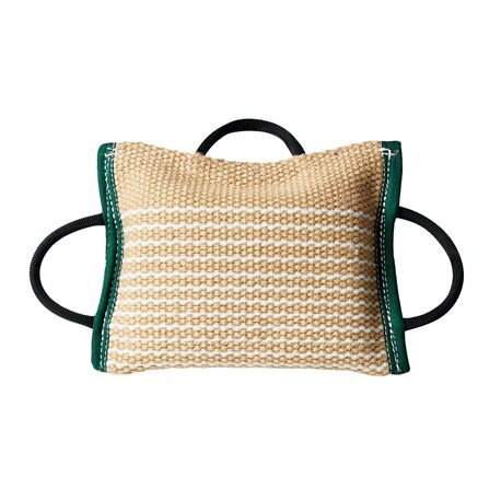 Jutový klínový pešek pro výcvik psa s třemi poutky