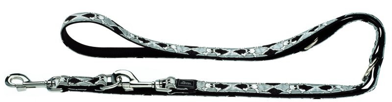 Výcvikové vodítko Krazy Scull Flower bílá