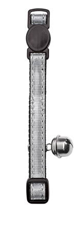 Obojek Reflecta stříbrný