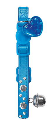 Obojek pro kočku Floret modrý Hunter